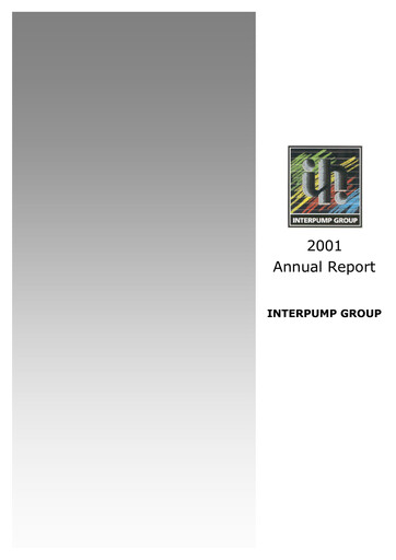 Thumbnail Interpump Group Annual Report 2001