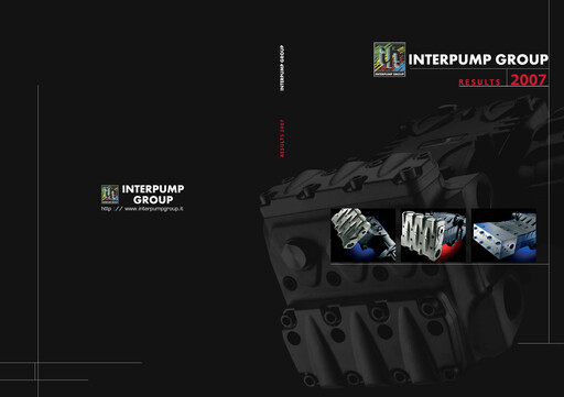 Thumbnail Interpump Group Financial Report 2007