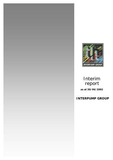 Thumbnail Interpump Group Half-year Report 2002-h1