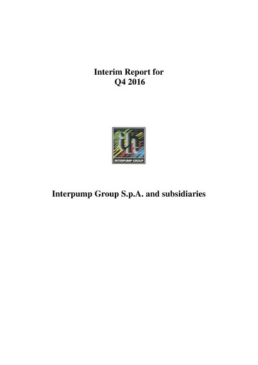 Thumbnail Interpump Group Quarterly Report 2016-q4