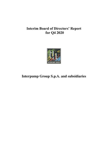Thumbnail Interpump Group Quarterly Report 2020-q4