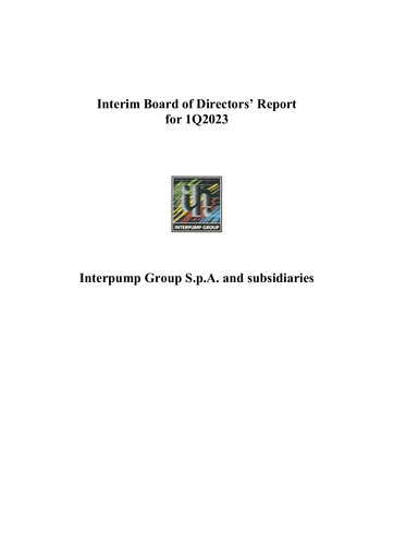 Thumbnail Interpump Group Quarterly Report 2023-q1