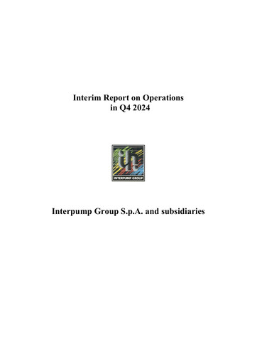Thumbnail Interpump Group Quarterly Report 2024-q4