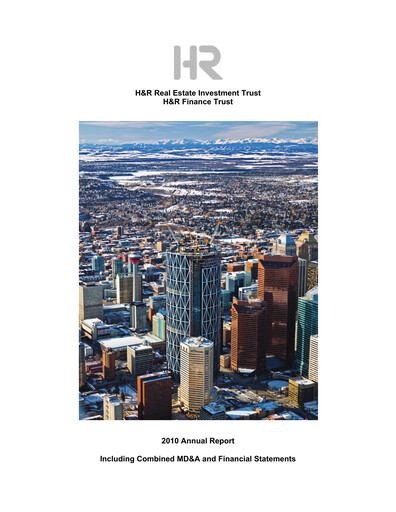 Miniature H&R REIT Rapport annuel 2010