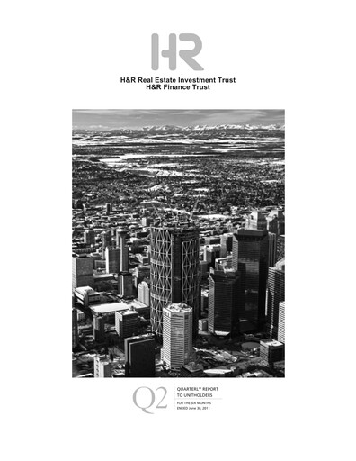 Thumbnail H&R REIT Quarterly Report 2011-q2