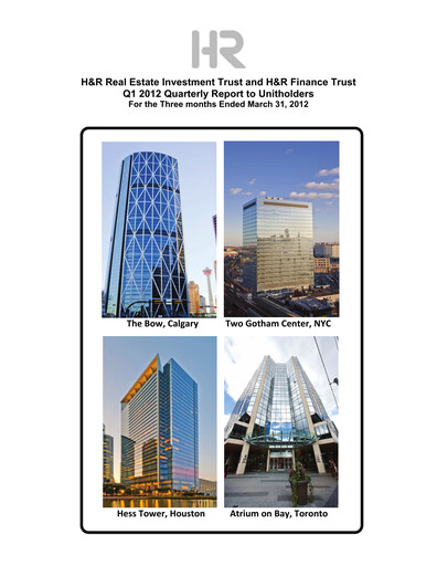 Thumbnail H&R REIT Quarterly Report 2012-q1