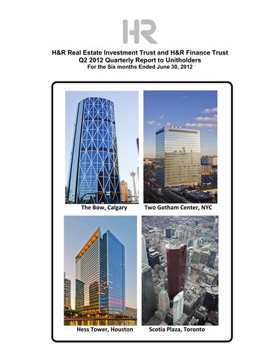 Thumbnail H&R REIT Quarterly Report 2012-q2