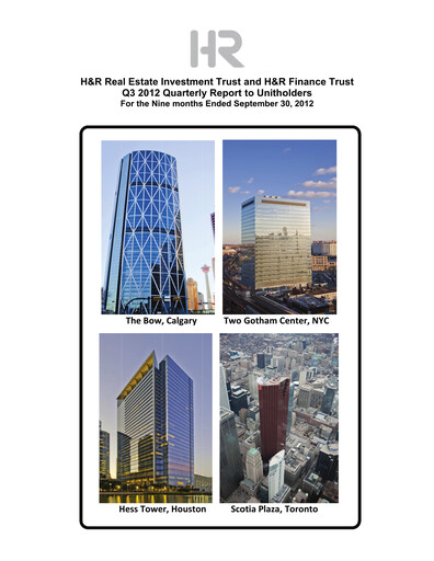 Thumbnail H&R REIT Quarterly Report 2012-q3