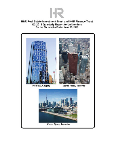 Thumbnail H&R REIT Quarterly Report 2013-q2