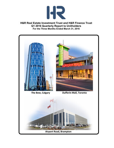 Thumbnail H&R REIT Quarterly Report 2016-q1