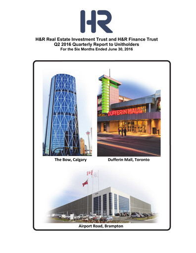 Thumbnail H&R REIT Quarterly Report 2016-q2