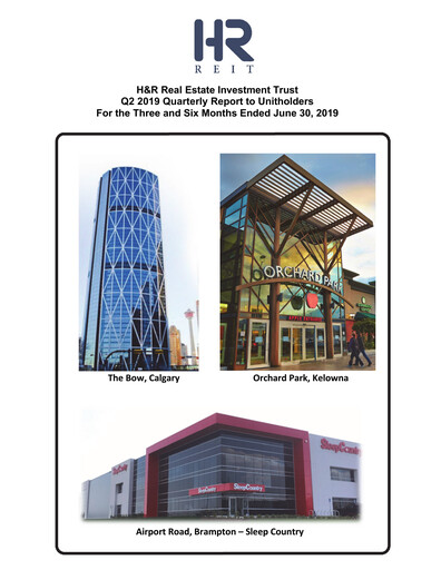 Thumbnail H&R REIT Quarterly Report 2019-q2