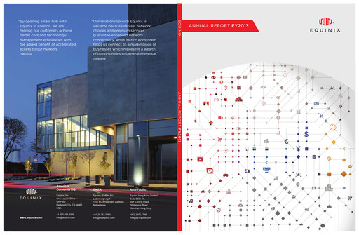 Thumbnail Equinix Annual Report fy2013