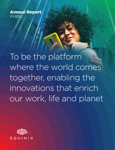Thumbnail Equinix Annual Report fy2022