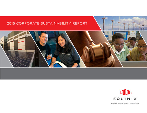 Thumbnail Equinix Sustainability Report fy2015