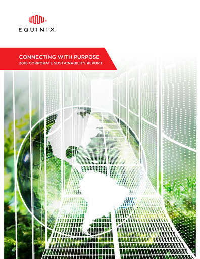 Thumbnail Equinix Sustainability Report fy2016