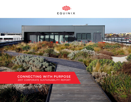 Thumbnail Equinix Sustainability Report fy2017