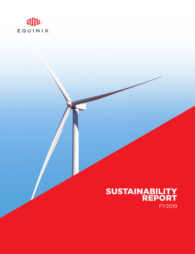 Thumbnail Equinix Sustainability Report fy2019