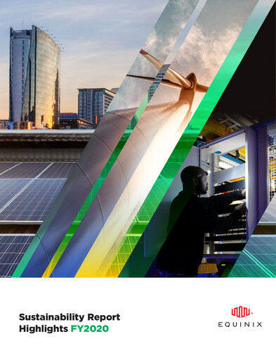 Thumbnail Equinix Sustainability Report fy2020