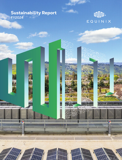 Thumbnail Equinix Sustainability Report fy2024