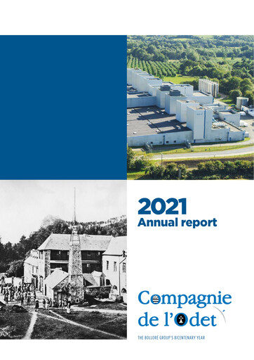 Miniature Compagnie de l'Odet Rapport annuel 2021