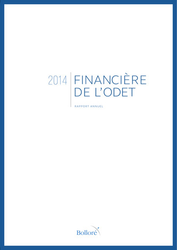 Thumbnail Compagnie de l'Odet Annual Report 2014