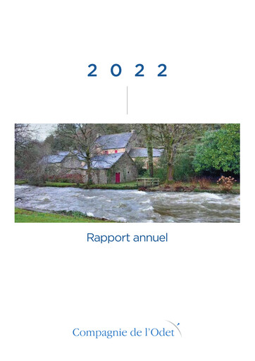 Thumbnail Compagnie de l'Odet Annual Report 2022