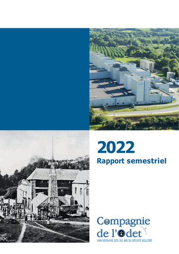 Thumbnail Compagnie de l'Odet Half-year Report 2022-h1