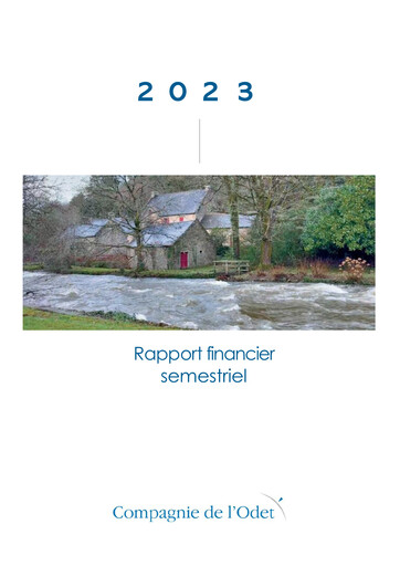 Thumbnail Compagnie de l'Odet Half-year Report 2023-h1