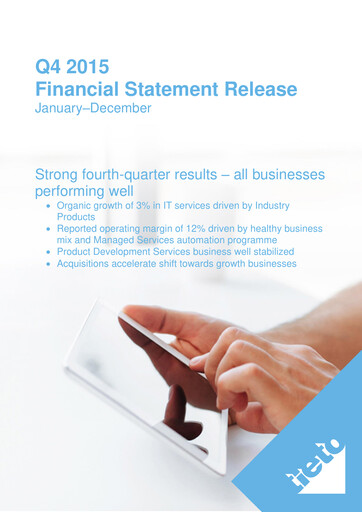 Thumbnail TietoEVRY Quarterly Report 2015-q4