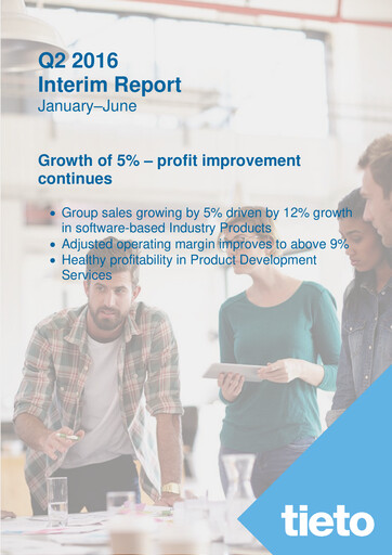 Thumbnail TietoEVRY Quarterly Report 2016-q2
