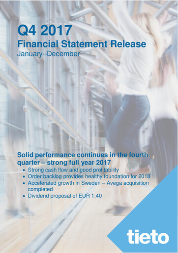 Thumbnail TietoEVRY Quarterly Report 2017-q4