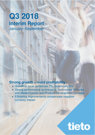 Thumbnail TietoEVRY Quarterly Report 2018-q3