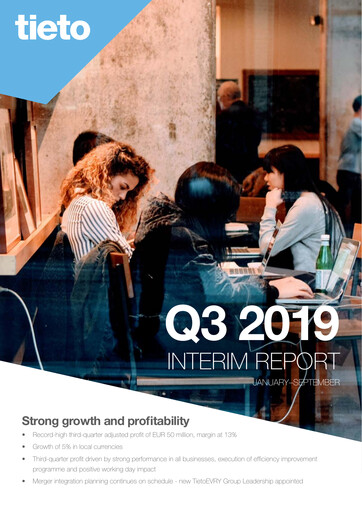 Thumbnail TietoEVRY Quarterly Report 2019-q3