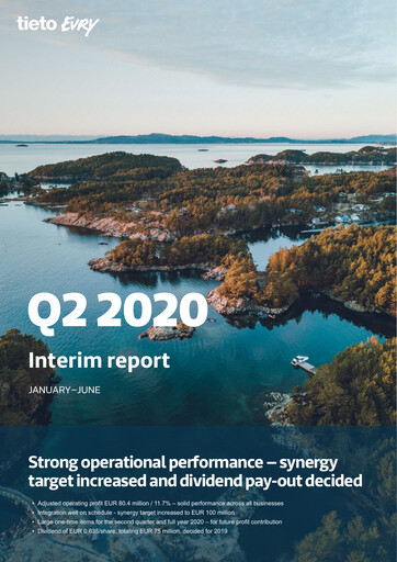 Thumbnail TietoEVRY Quarterly Report 2020-q2