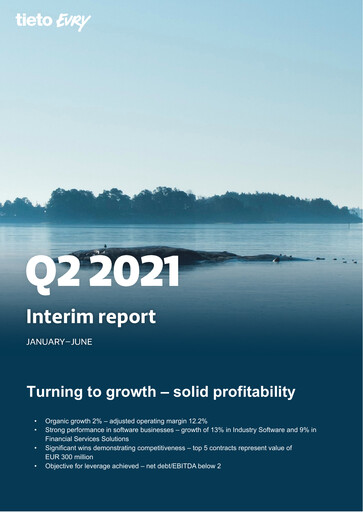 Thumbnail TietoEVRY Quarterly Report 2021-q2