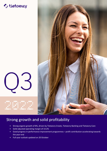 Thumbnail TietoEVRY Quarterly Report 2022-q3