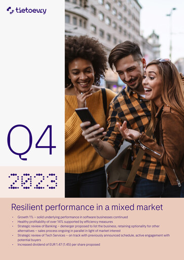 Thumbnail TietoEVRY Quarterly Report 2023-q4