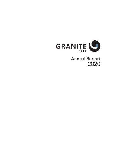 Vorschaubild Granite REIT Jahresbericht 2020