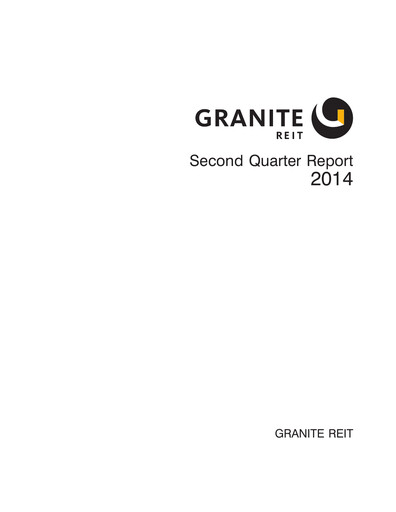 Thumbnail Granite REIT Quarterly Report 2014-q2