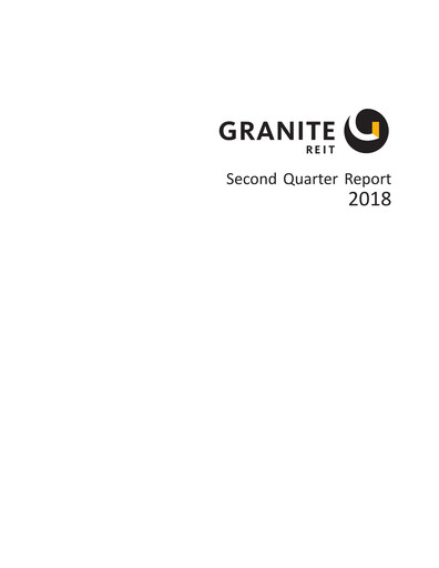 Thumbnail Granite REIT Quarterly Report 2018-q2