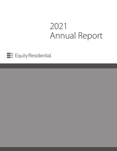 Thumbnail Equity Residential
 Annual Report 2021