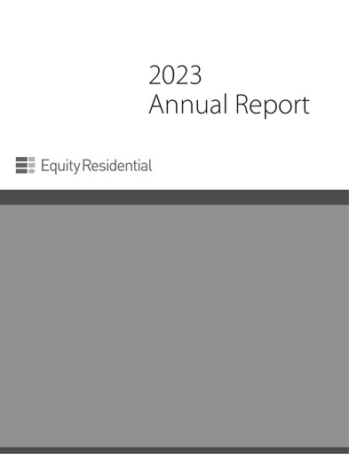 Thumbnail Equity Residential
 Annual Report 2023