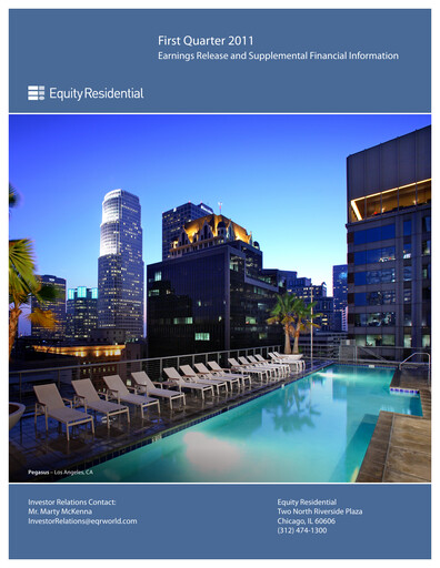 Thumbnail Equity Residential
 Quarterly Report 2011-q1