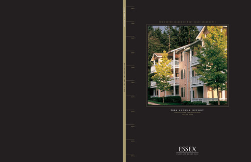 Thumbnail Essex Property Trust
 Annual Report 2004