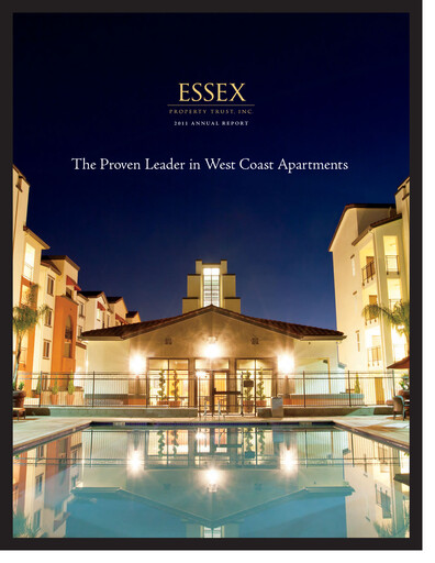 Thumbnail Essex Property Trust
 Annual Report 2011