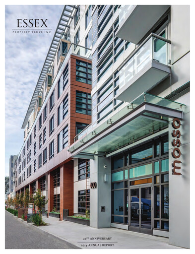 Thumbnail Essex Property Trust
 Annual Report 2014