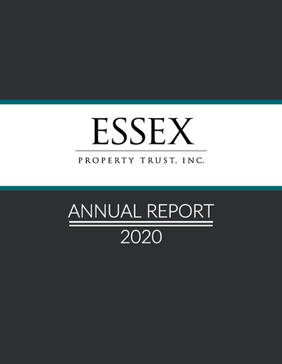 Thumbnail Essex Property Trust
 Annual Report 2020