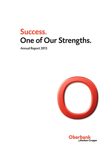 Thumbnail Oberbank Annual Report 2013