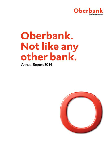 Thumbnail Oberbank Annual Report 2014